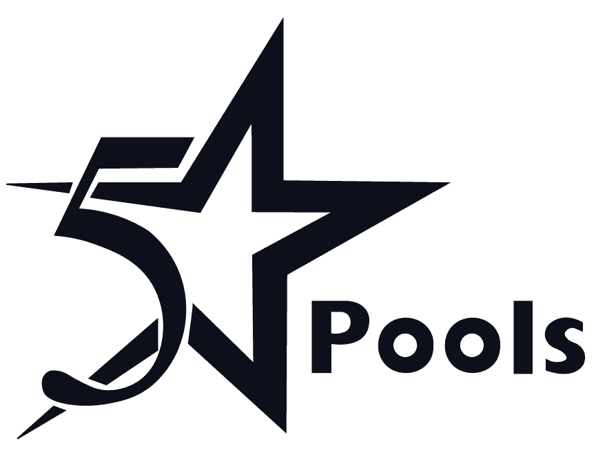 Logo featuring a star and the text '5 Pool'.